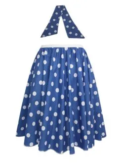 Adults 22" Polka Dot Spot Rockerbilly Rock N Roll Skirt & Neck Scarf 1950s Fancy Dress 54 Adults 22" Polka Dot Spot Rockerbilly Rock N Roll Skirt & Neck Scarf 1950s Fancy Dress -Halloween Shop bbc52163 6970 4b98 8475 5db6363f6028 49154.1653056858