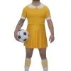 Mens Yellow Football Dress Costume Funny Soccer Fancy Dress World Cup UK
