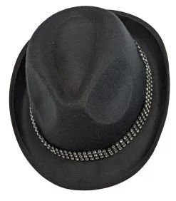 Adults Black Diamante Trilby Hat Jacko Micheal Jackson Billie Jean Pop Star Fancy Dress Costume Accessory [One Size] -Halloween Shop c0ba09e6 72ff 40fb ba86 e5d291b33f8b 02870.1679994055
