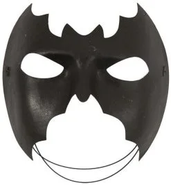 Henbrandt Black Bat Mask Masquerade Ball Half Face Accessory