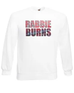 Unisex Rabbie Burns Royal Stewart Scottish Bard Burns Night Poet Sweatshirt