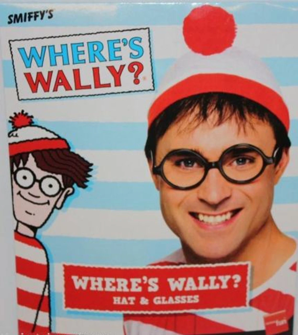 Wheres Wally? Red White Nerd Hat & Glasses 1 Wheres Wally? Red White Nerd Hat & Glasses