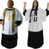 Unisex Vicar Of Dibley Parish Priest Religious TV Comedy Fancy Dress Costume