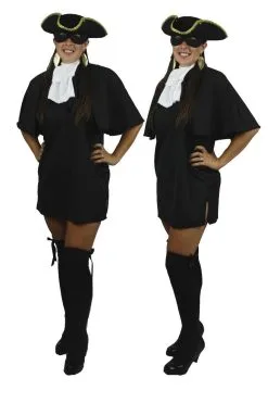 Ladies Highway Man Highway Woman Old England Dick Turpin Historical Fancy Dress Costume