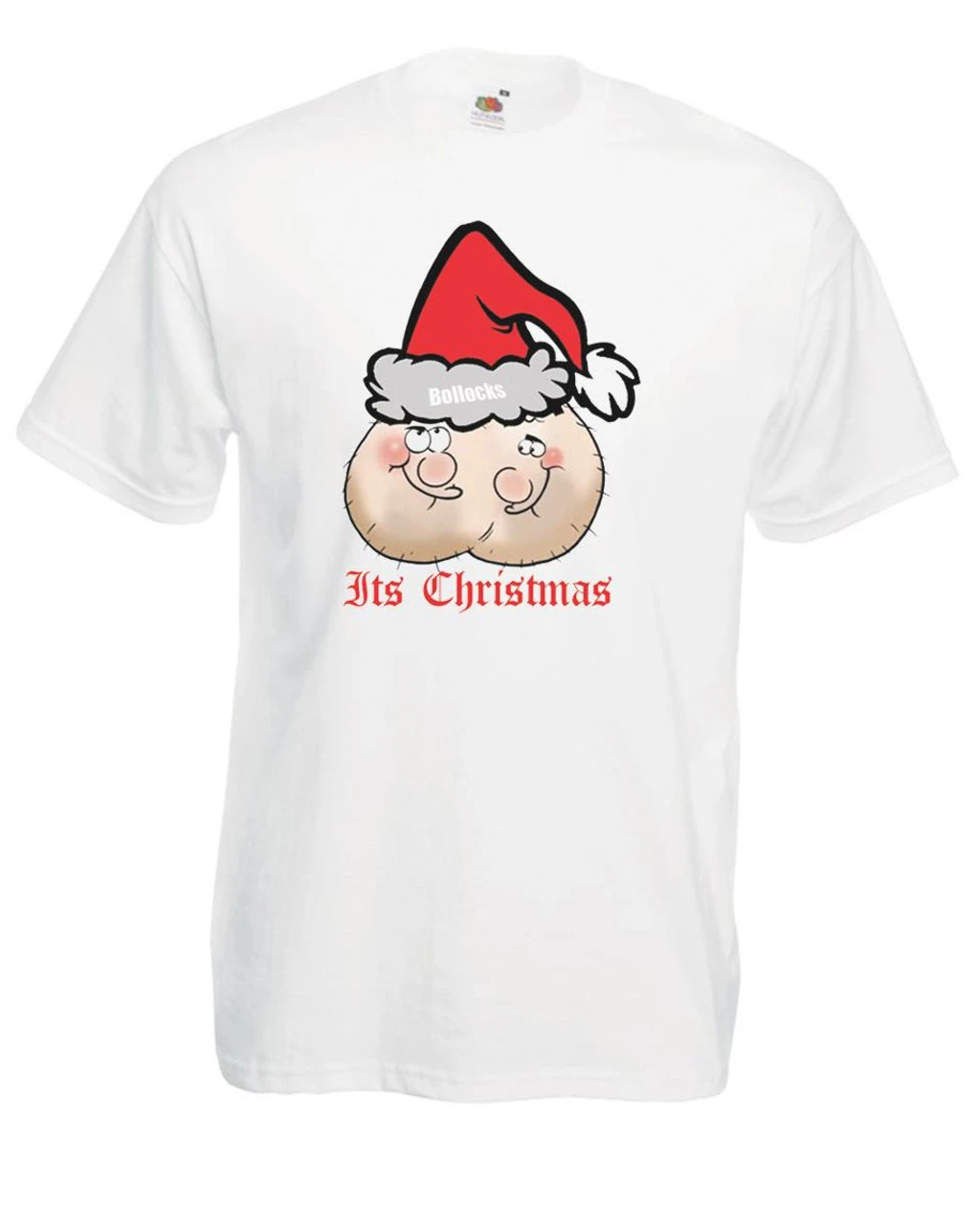 Unisex White Bollocks It's Christmas Funny Xmas Gift T-Shirt 1 Unisex White Bollocks It's Christmas Funny Xmas Gift T-Shirt