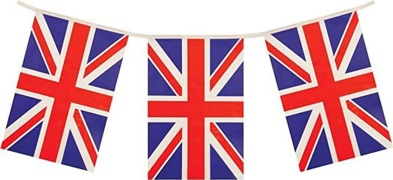 King Charles III Coronation 2x 5ftx3ft Union Jack Flag 2x 4 Metre (11 Flags) Bunting 2x GB Sunglasses 2x UK Face Paint United Kingdom Themed Coronation 8 Piece Garden Party Pack 5 King Charles III Coronation 2x 5ftx3ft Union Jack Flag 2x 4 Metre (11 Flags) Bunting 2x GB Sunglasses 2x UK Face Paint United Kingdom Themed Coronation 8 Piece Garden Party Pack - Image 5