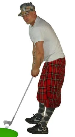 Childs 8-12 Yrs Golfing Plus Four Pub Golf Tartan Trousers Sports Fancy Dress Pants Only