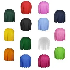 Childs Seamed 24" Superhero Cape Comic Book Hero Villain Fancy Dress Accessory [One Size]