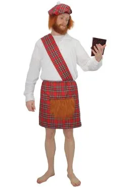 The Dragons Den Royal Stewart Scottish Tartan Red Kilt Fancy Dress Costume Set -Halloween Shop ed5f0e68 272f 4a82 9319 7477d78df168 26729.1515682498