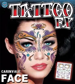 Tinsley Transfer Face Tattoo FX ' Carnivale ' Skin Art Hollywood Special Effects