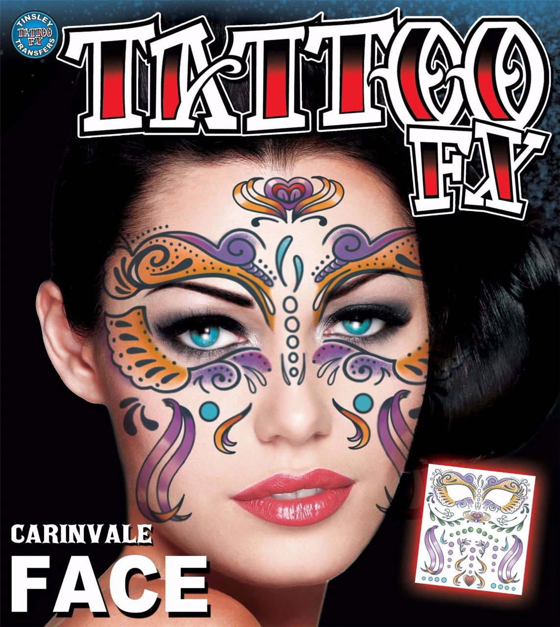 Tinsley Transfer Face Tattoo FX ' Carnivale ' Skin Art Hollywood Special Effects 1 Tinsley Transfer Face Tattoo FX ' Carnivale ' Skin Art Hollywood Special Effects