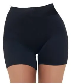 Adults Black Hot Pants Halloween Stretch Fit Shorts Fancy Dress Costume Accessory